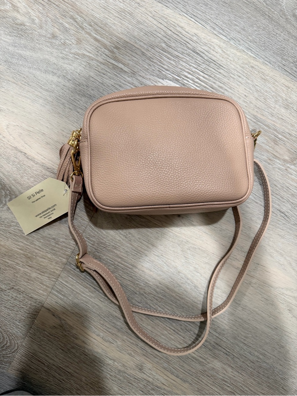 Taupe Crossbody Bag - purchased in Italy